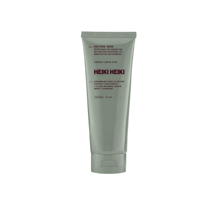 Heiki Heiki Restore Regenerierende Haarmaske Tuberose & Hölzer 200 ml