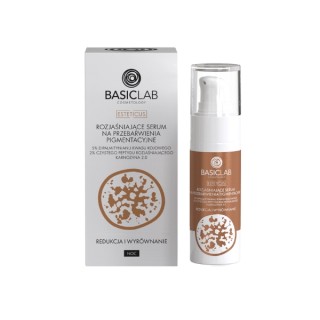 BasicLab Esteticus Brightening Serum voor pigmentvlekken en verkleuringen 5 % Kojic Acid Dipalmitate 30 ml