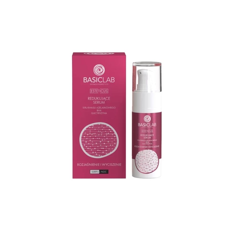 BasicLab Esteticus Reducing Serum 10% азелаїнова кислота, BHA , гліциризин 30 мл