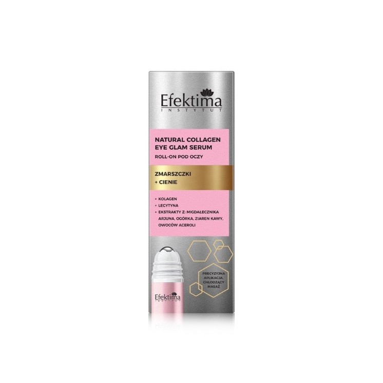 Сироватка для шкіри навколо очей Efektima Naturall Collagen від зморшок та темних кіл 15 мл
