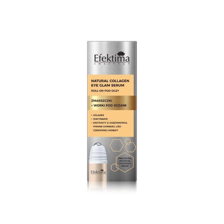 Сироватка для шкіри навколо очей Efektima Naturall Collagen від зморшок та мішків під очима 15 мл