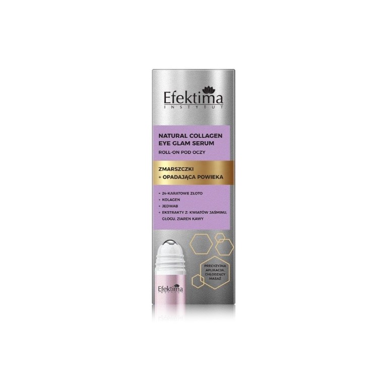 Сироватка для шкіри навколо очей Efektima Naturall Collagen від зморшок та обвислих повік 15 мл