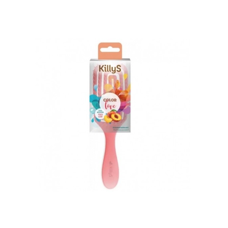 KillyS Color Love Peach Hairbrush 1 pc