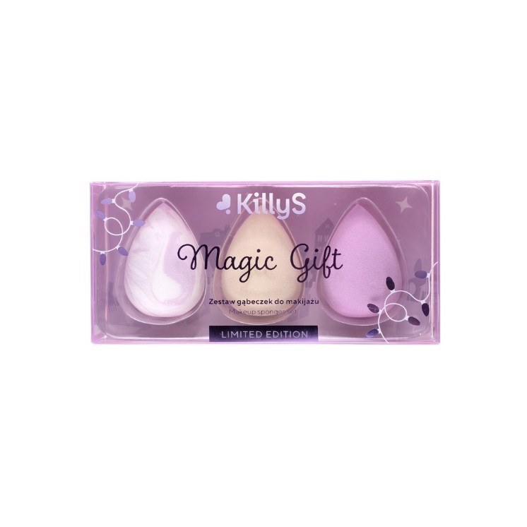 Подарунковий набір KillyS Magical, 3 спонжі для макіяжу