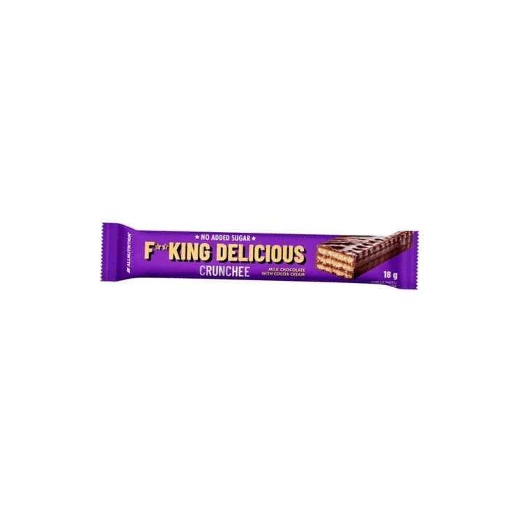Milk Chocolate AllNutrition FitKing Delicious Crunchee Wafelek 18 г