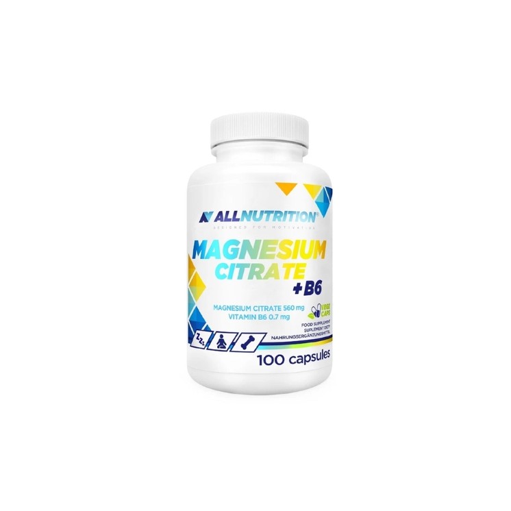 AllNutrition Цитрат Magnesium + B6 100 капсул