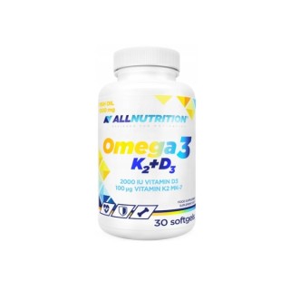 AllNutrition Омега3 K2+D3 30 капсул