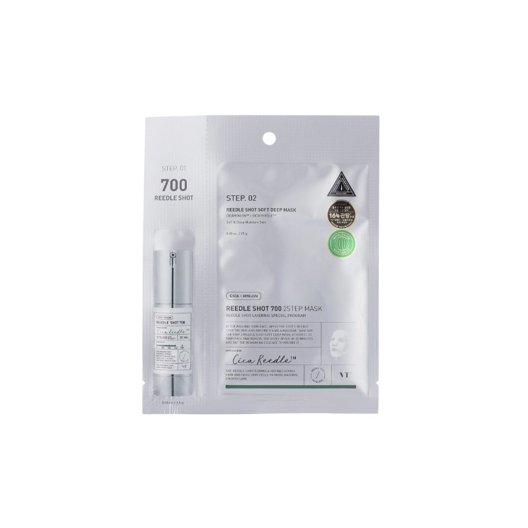 VT Cosmetics Reedle Shot 700 2Step Mask Тканинна маска для обличчя 5 + 25 г