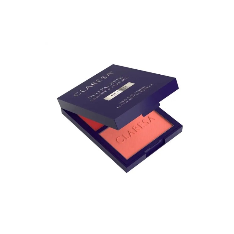 Claresa Duo Palette Creamy & Pressed Blush Contouring Palette /02/ 5 g