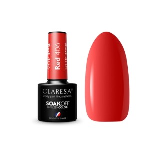 Vernis à ongles hybride Red Claresa /406/ 5 g