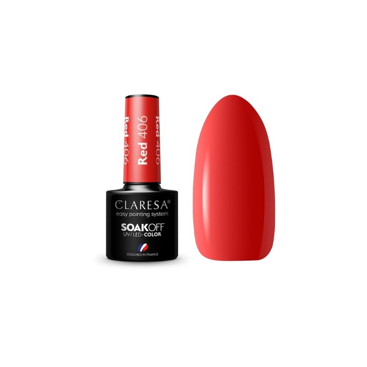 Claresa Red Hybrid Nagellack /406/ 5 g