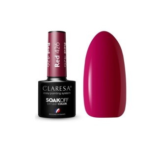 Гібридний лак для нігтів Claresa Red /426/ 5 г