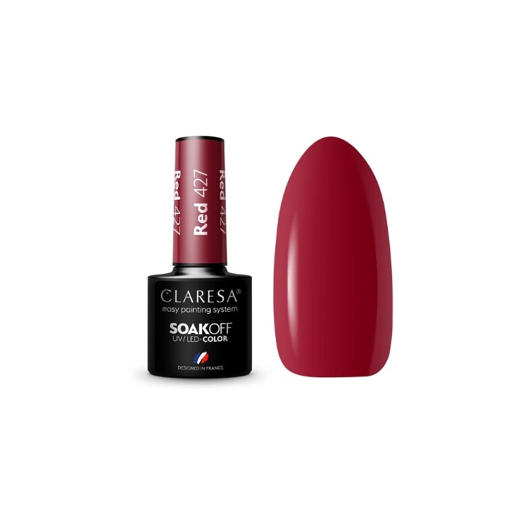 Vernis à ongles hybride Red Claresa /427/ 5 g