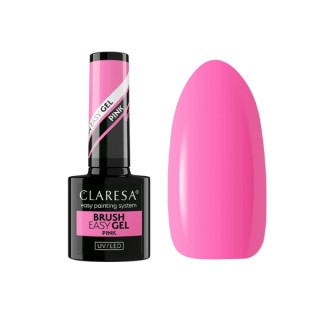 Claresa Brush Easy Gel Gel in a bottle with a brush Pink 5 g