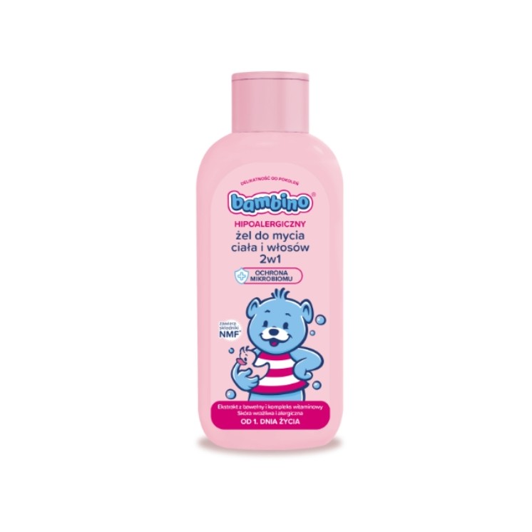 Gel lavant corps et cheveux 2 en 1 Bambino 400 ml