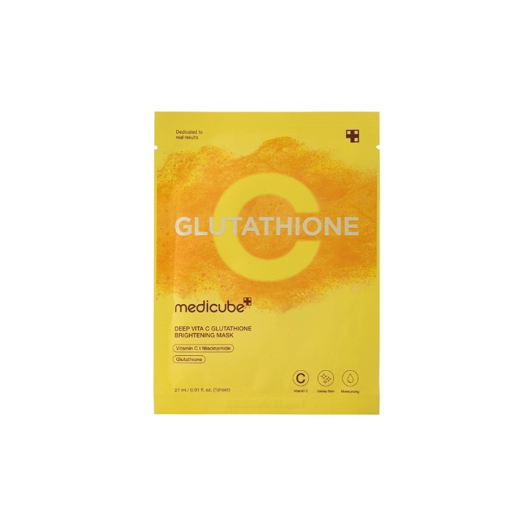 Освітлююча тканинна маска для обличчя Medicube Deep Vita C Glutathione Mask 27 мл
