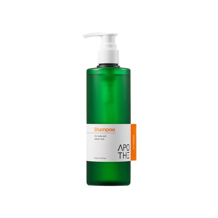 APOTHE Sebum Control Shampoo, talgregulierendes Shampoo für Haar und Kopfhaut, 300 ml