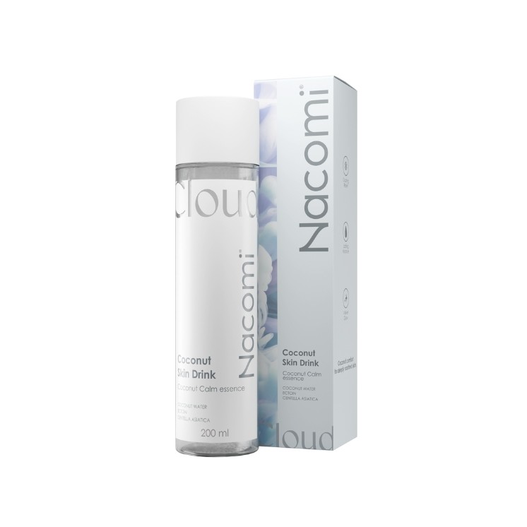 Заспокійлива та відновлююча есенція для обличчя Coconut Skin Nacomi 200 мл