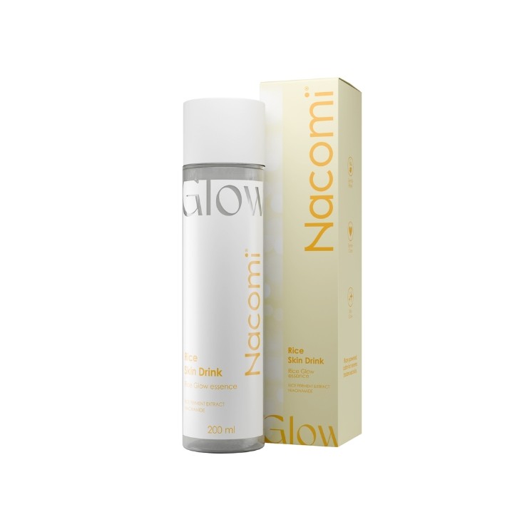 Essence hydratante pour le visage Nacomi Rice Skin Drink 200 ml