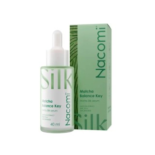 Сироватка для контролю жирності обличчя Nacomi Silk Matcha Balance Key з екстрактом матчі 40 мл