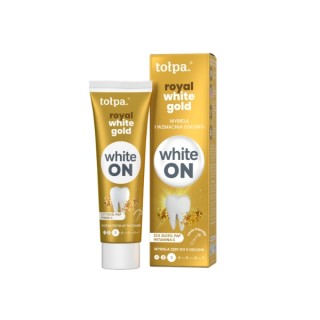 Dentifrice fortifiant Tołpa Royal White Gold à l'or 22 carats 75 ml