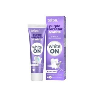 Tołpa Purple Corrector & White Tandpasta voor het corrigeren van gelige tinten 75 ml