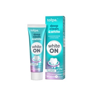 Зубна паста Tołpa Deep Clean & White для глибокого очищення 75 мл