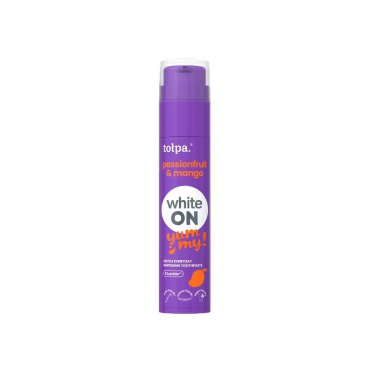 Зубна паста Tołpa White On Yummy! Passion fruit та Mango 60 г