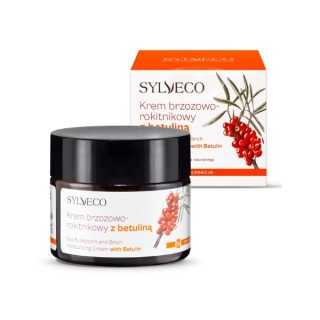 Зволожувальний крем для обличчя Sylveco з березою та обліпихою з бетуліном 50 мл