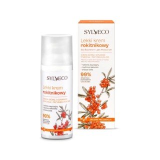 Зволожувальний легкий крем для обличчя з обліпихою Sylveco 50 мл