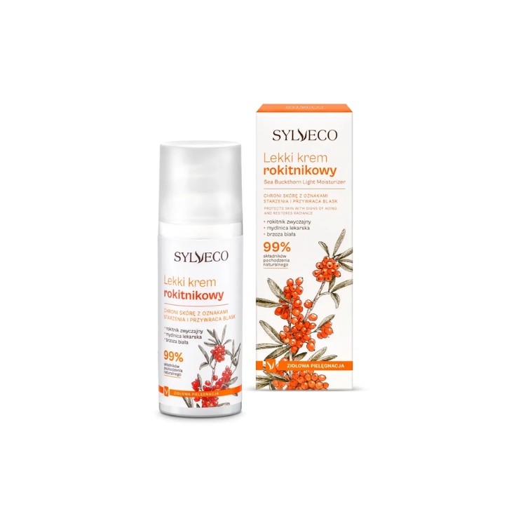 Crème visage hydratante légère à l'argousier Sylveco 50 ml