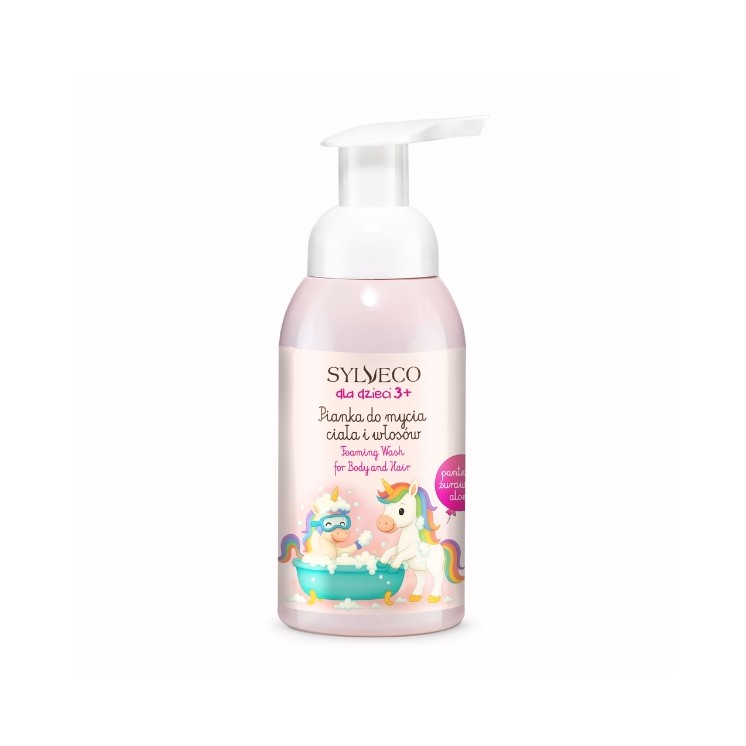 Sylveco for Children 3+ Watermelon Hair and Body Wash Foam 290 ml