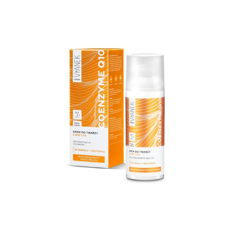 Crème visage Vianek Hero Coenzyme Q10 à la coenzyme Q10 50 ml