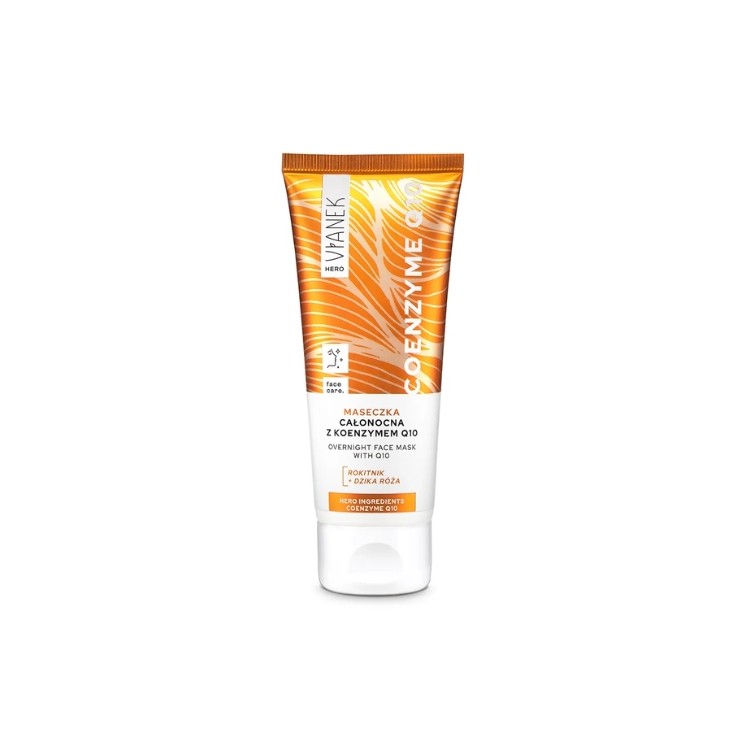 Нічна маска для обличчя Vianek Hero Coenzyme Q10 з коензимом Q10 75 мл