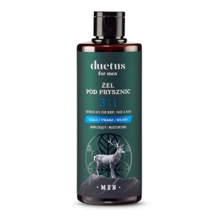 Гель для душу Duetus for Men 3 в 1 для тіла, обличчя та волосся 300 мл