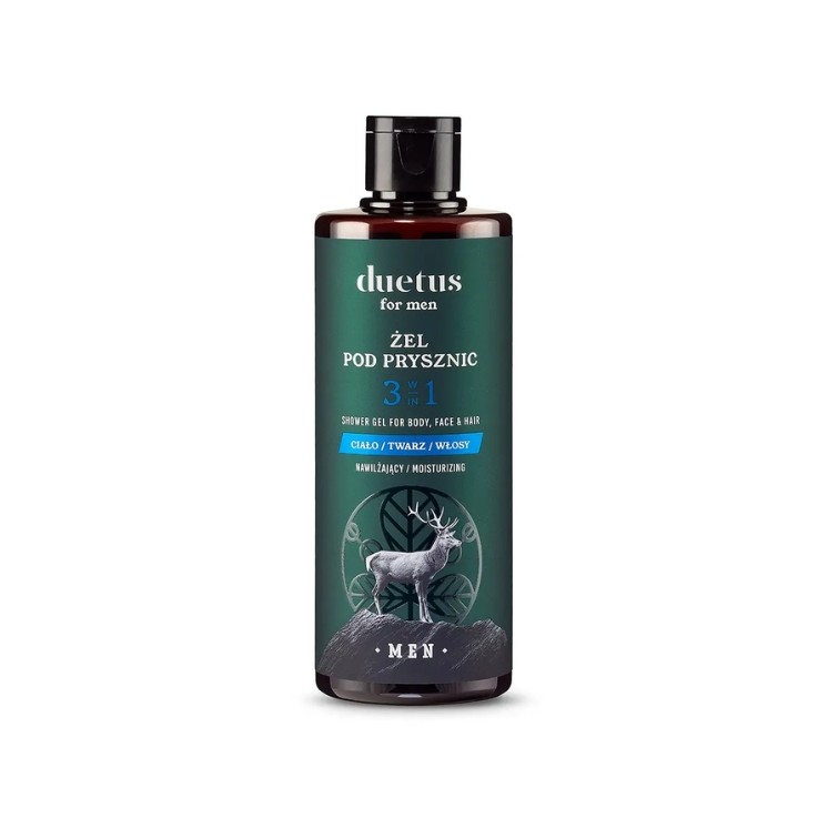 Гель для душу Duetus for Men 3 в 1 для тіла, обличчя та волосся 300 мл
