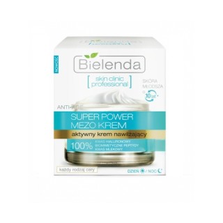 Зволожувальний денний/нічний крем для обличчя Bielenda Skin Clinic 50 мл