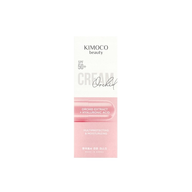 Зволожувальний та розгладжуючий денний крем для обличчя Kimoco Beauty Cream Orchid SPF50 70 г