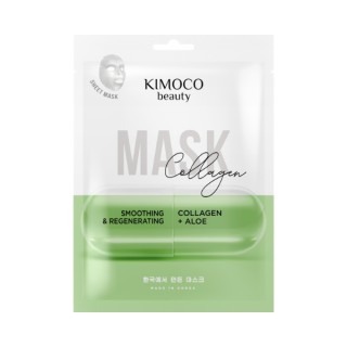 Розгладжувальна та відновлююча тканинна маска з Collagen Kimoco Beauty 23 мл