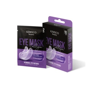 Kimoco Beauty Collagen Lifting and Moisturizing Eye Patches met collageen en hyaluronzuur, 10 stuks.