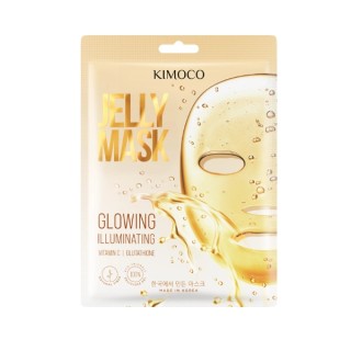 Освітлювальна тканинна маска для обличчя Kimoco Glass Skin 23 мл