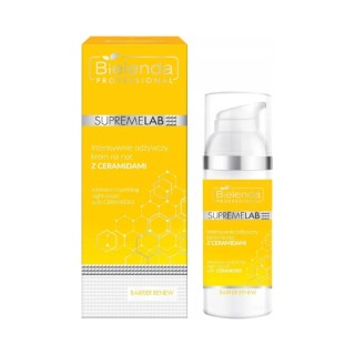 Crème de nuit régénératrice barrière Bielenda Professional SUPREMELAB aux céramides 50 ml