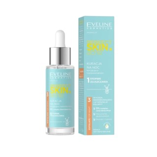 Нічний засіб від акне Eveline Perfect Skin для корекції недоліків 1-го ступеня відлущування 30 мл