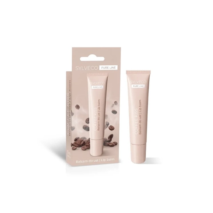 Baume à lèvres hydratant et protecteur Sylveco Pure Line, parfum Baiser Coffee 15 ml