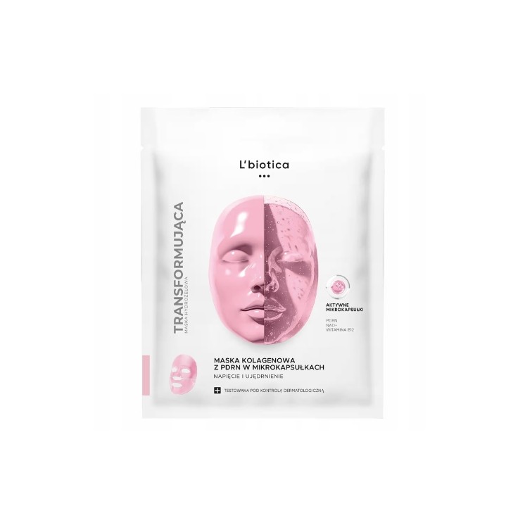 Колагенова тканинна маска для обличчя L'Biotica Tightening and Firming з PDRN 1 шт.