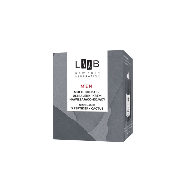 AA LAAB Men Multi- Booster Crème hydratante et apaisante ultra-légère pour hommes 50 ml