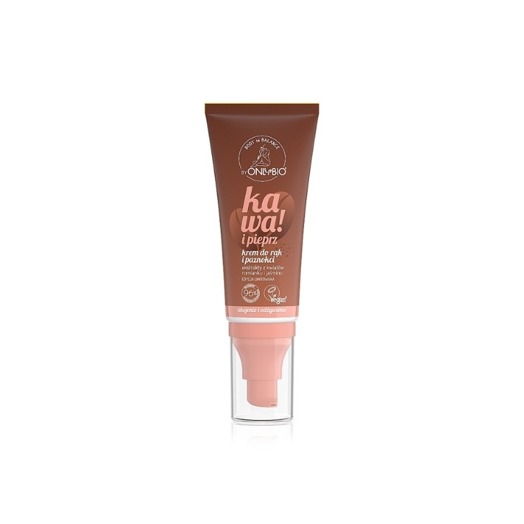 Крем для рук та нігтів ONLYBIO Body in Balance Limited Edition «Кава та перець» 50 мл