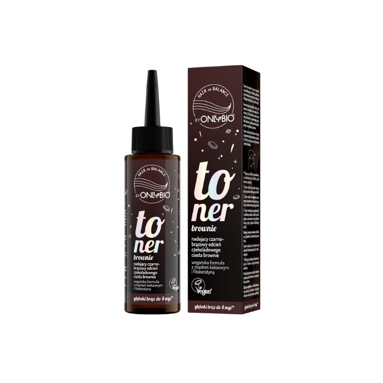Lotion tonique capillaire OnlyBio Hair in Balance Brownie 100 ml