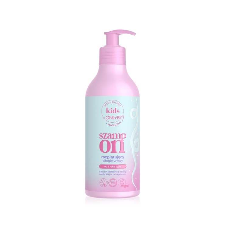 ONLYBIO Hair in Balance Kids -Entwirrungsshampoo für langes Haar, 400 ml