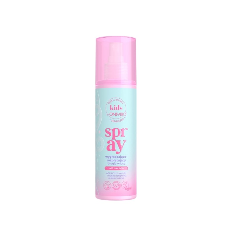 Спрей для розгладження та розплутування волосся ONLYBIO Hair in Balance Kids Magical для довгого волосся 200 мл